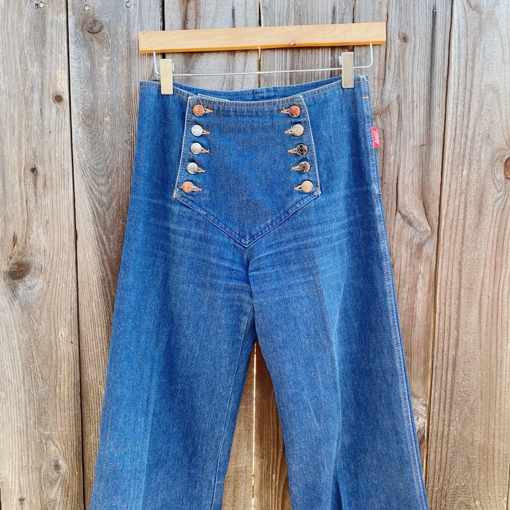 Vintage Chemin De Fer Sailor Flares